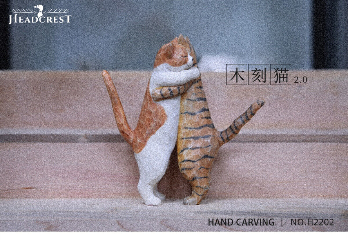 HEADCREST Woodcut Cat 2.0 Model