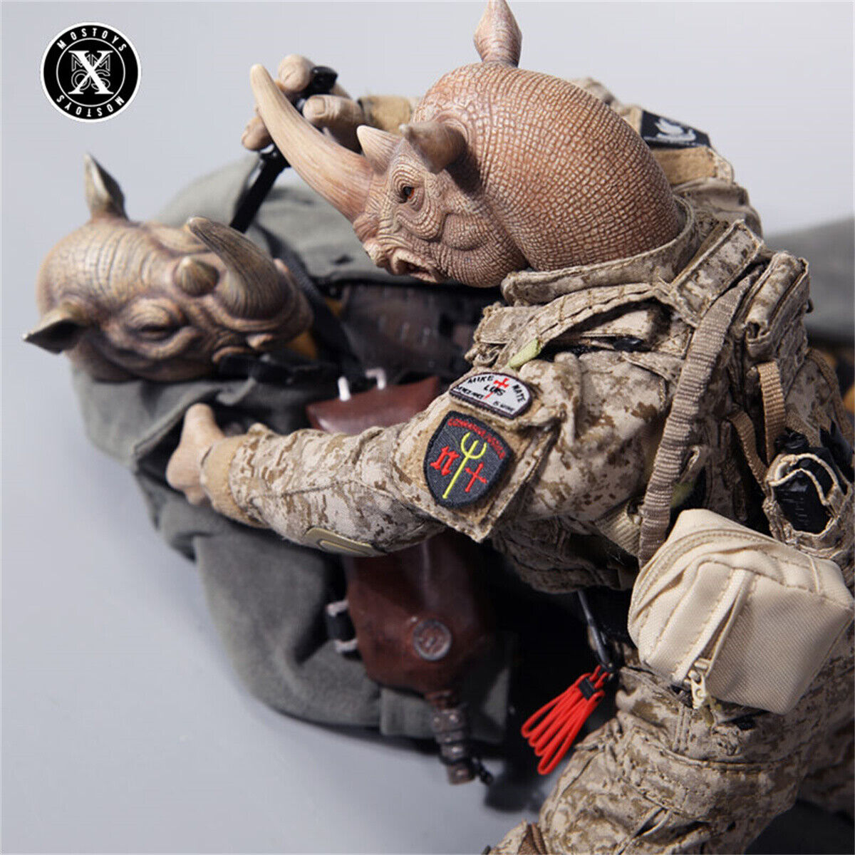 Mostoys 1/6 Rhinos Head Figure