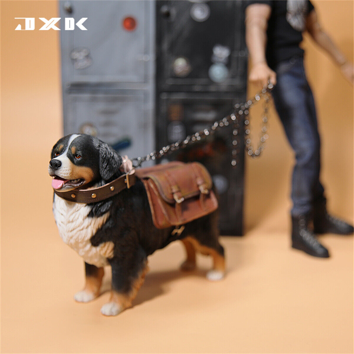 JXK 1/6 Bernese Mountain Dog Model