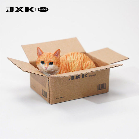 JXK Small The Cat In The Delivery Box 2.0 Model