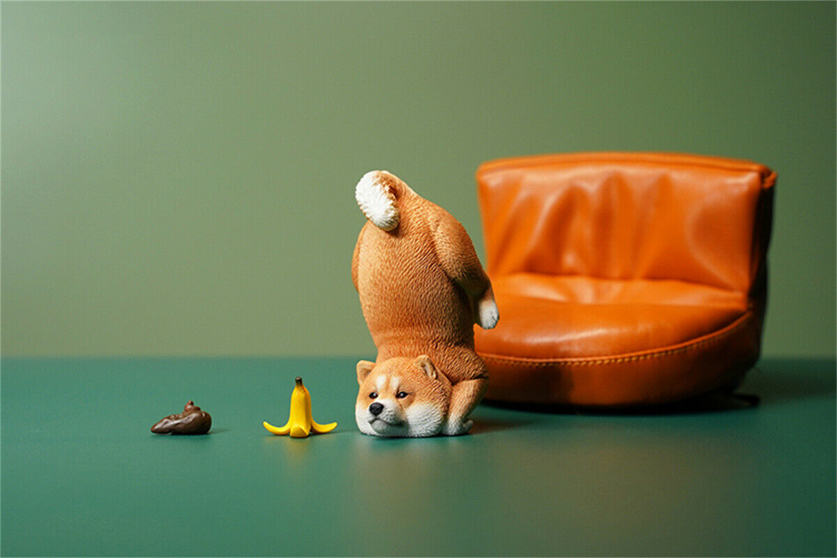 JXK 1/6 Planking Shiba Inu Model