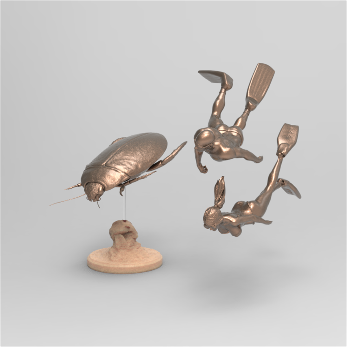 Rheic 1/35 Dytiscus Model