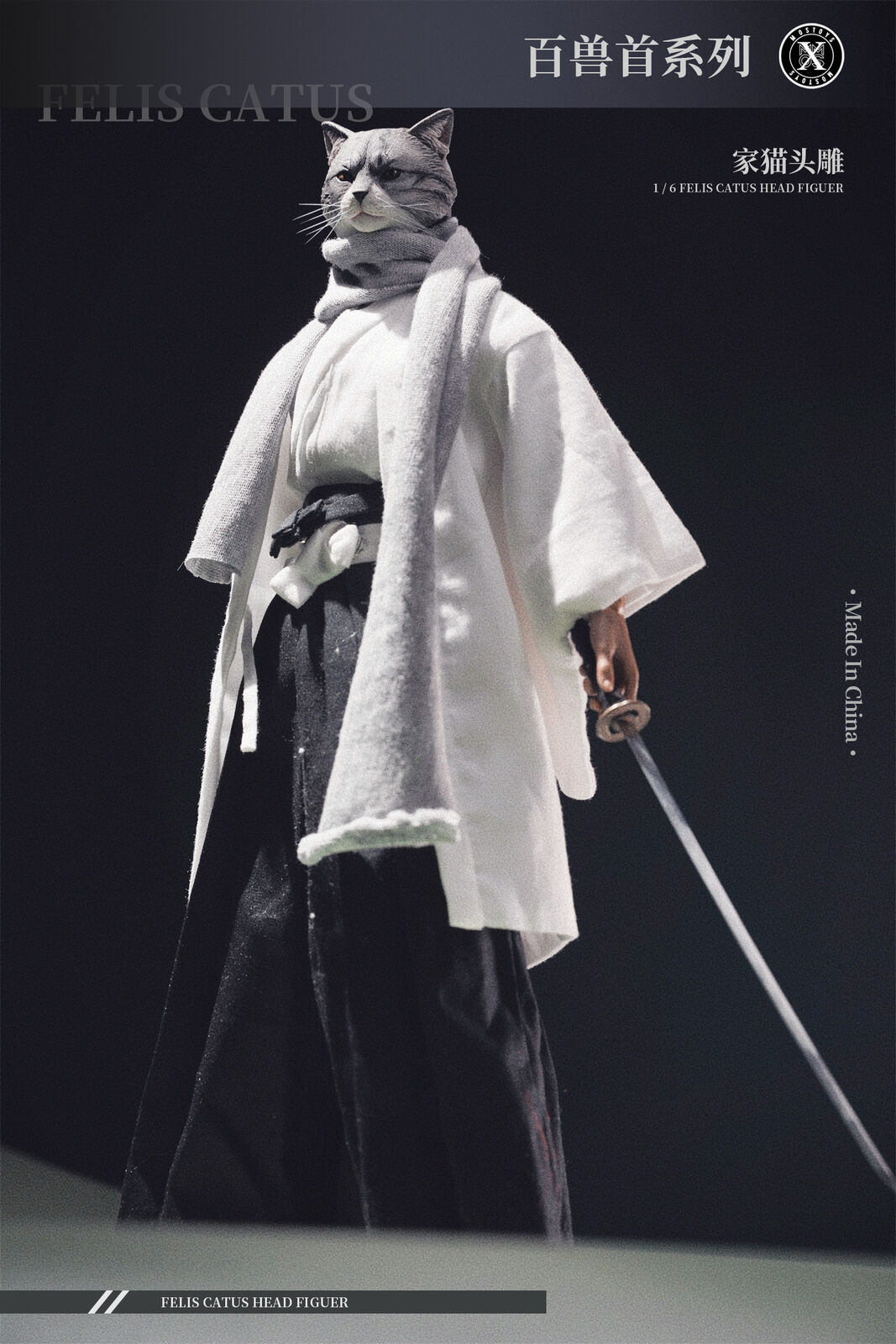 Mostoys 1/6 Felis Catus Head Figure