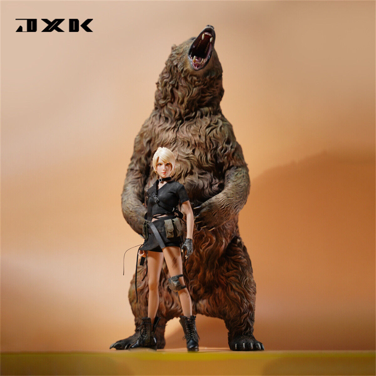 JXK 1/6 Brown Bear Model