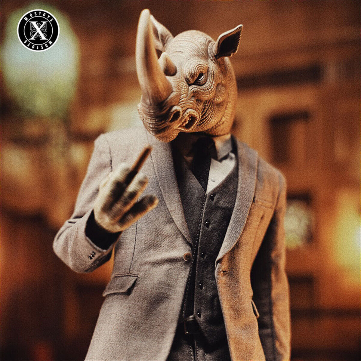 Mostoys 1/6 Rhinos Head Figure