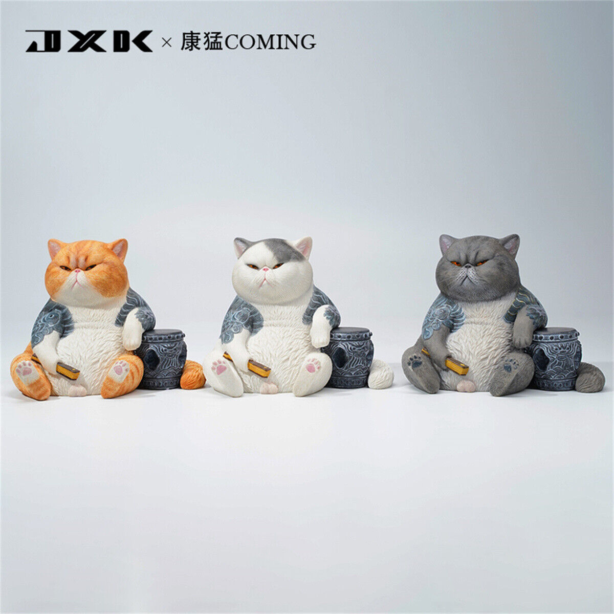 JXK 1/6 ExoticShorthair Dying is As Natural As Living Model