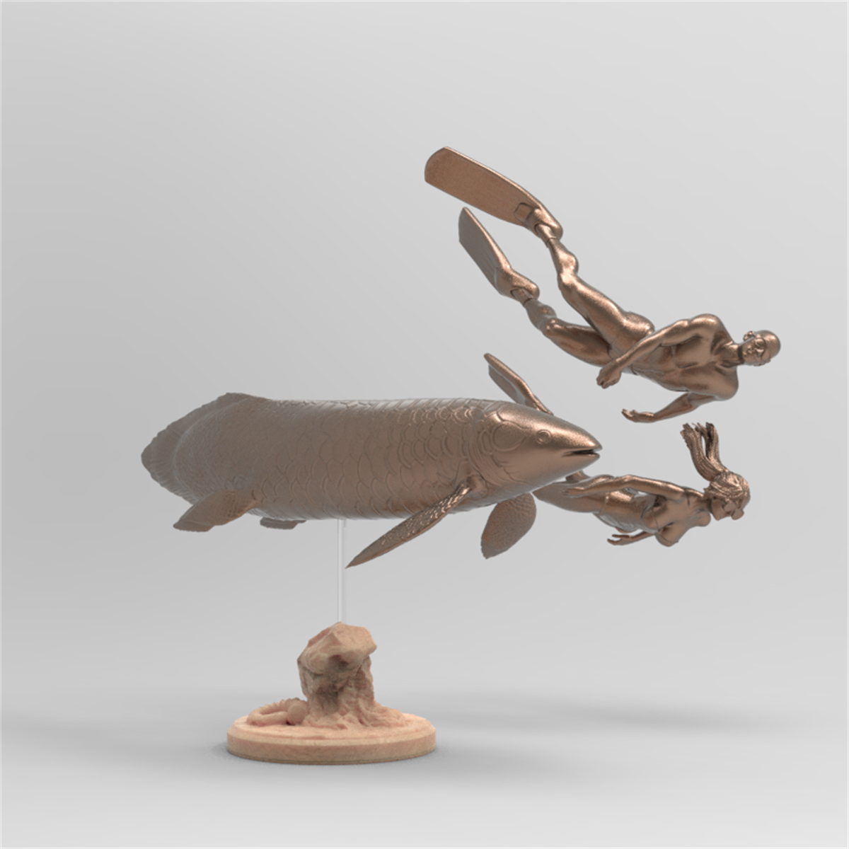 Rheic 1/35 Lungfish Model