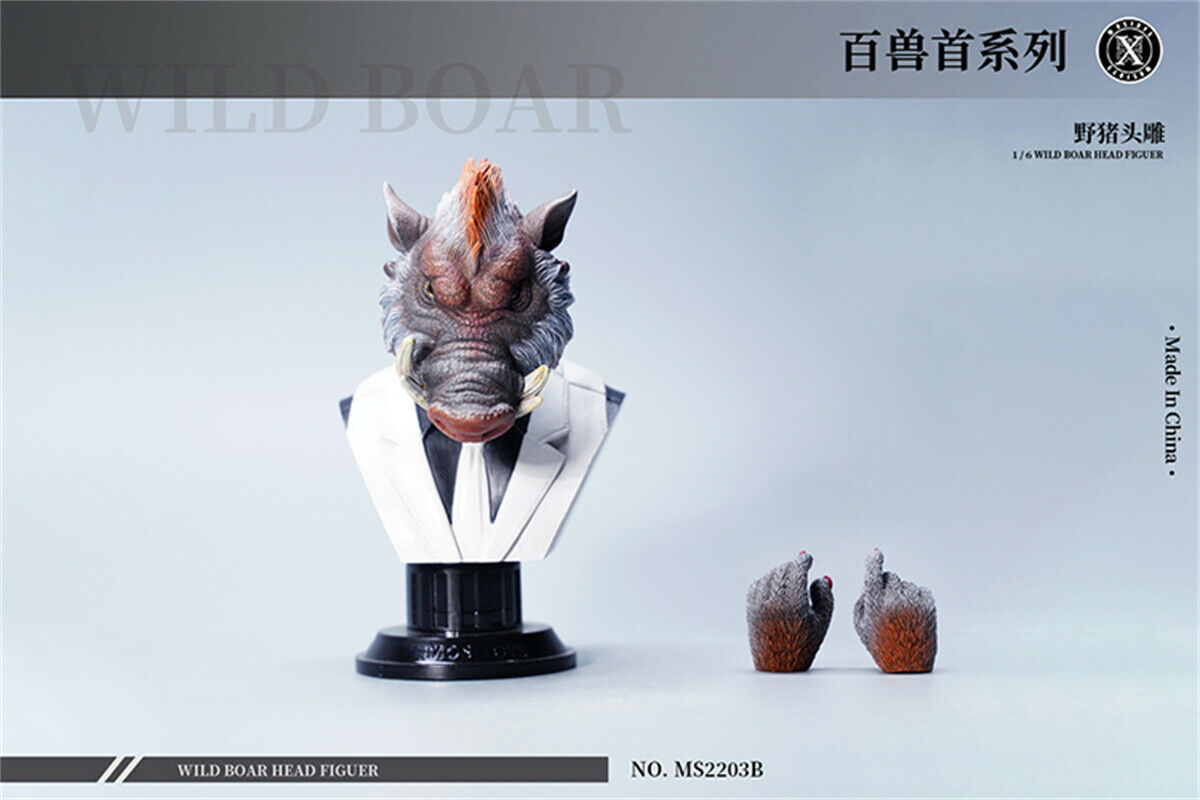 Mostoys 1/6 Wild Boar Head Figure