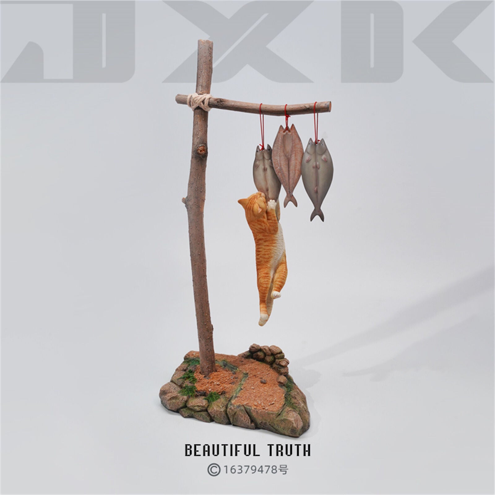 JXK 1/6 Cats That Eat Fish 2.0 Model