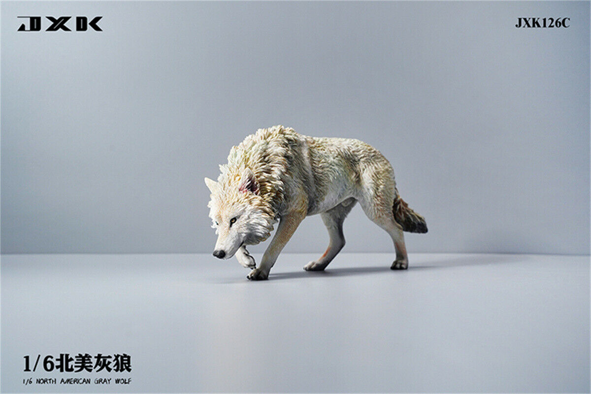 JXK 1/6 North American Gray Wolf Model