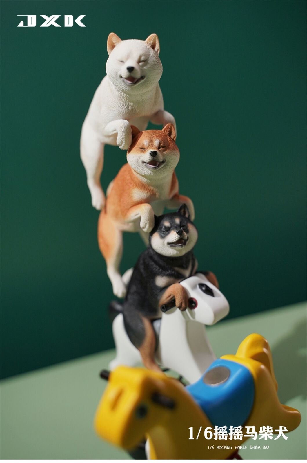 JXK 1/6 Rocking Horse Shiba Inu Model