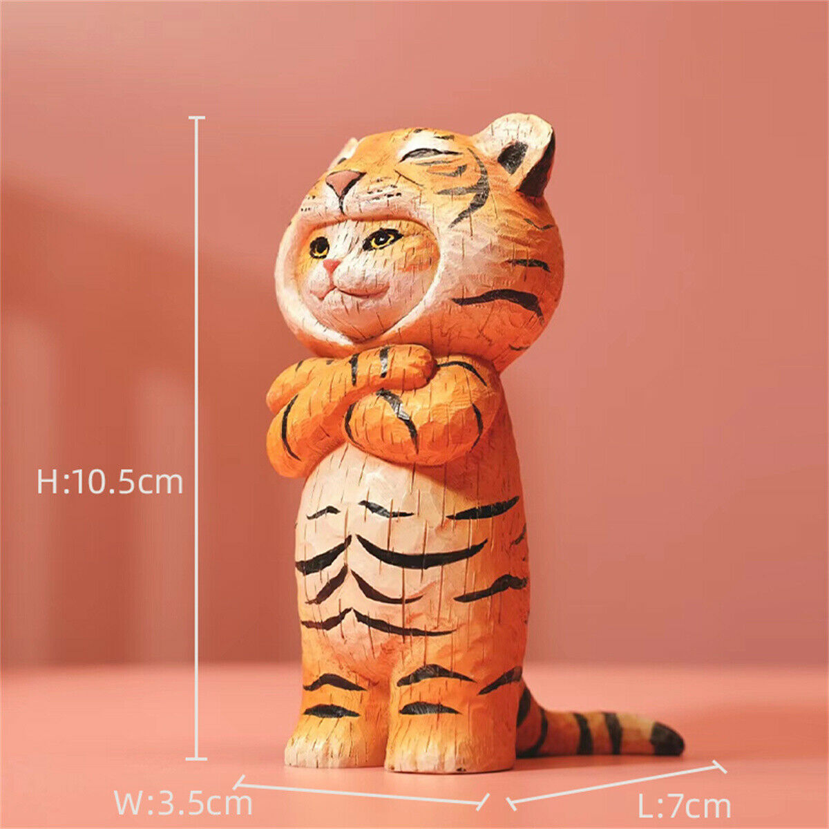 HEADCREST Woodcut Cat Model