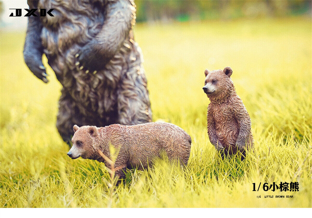 JXK 1/6 Little Brown Bear Model