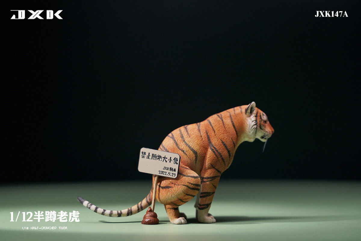 JXK 1/12 Half-crouched Tiger Model – Lana Time Shop