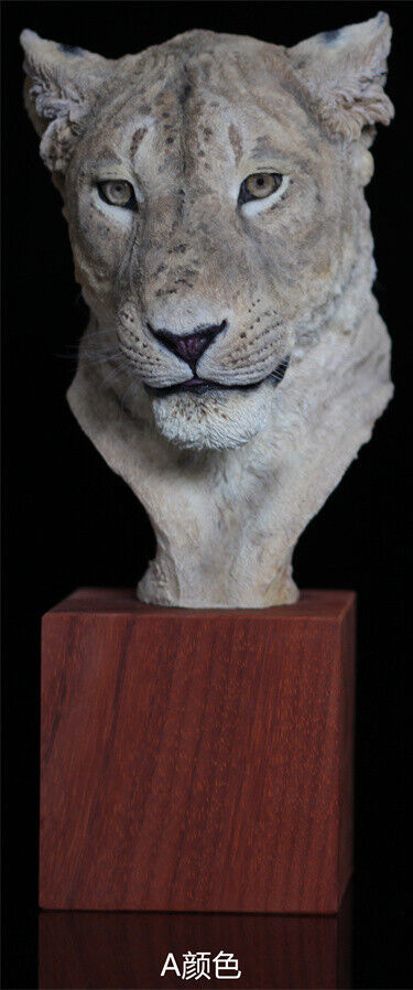 1/2 Lioness Head Statue
