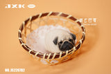 JXK Small A Pug Like Bread Model