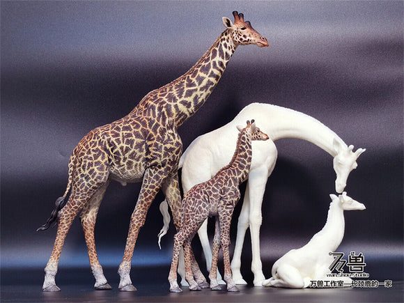 WANSHOU Studio The Giraffe Family Scene Statue