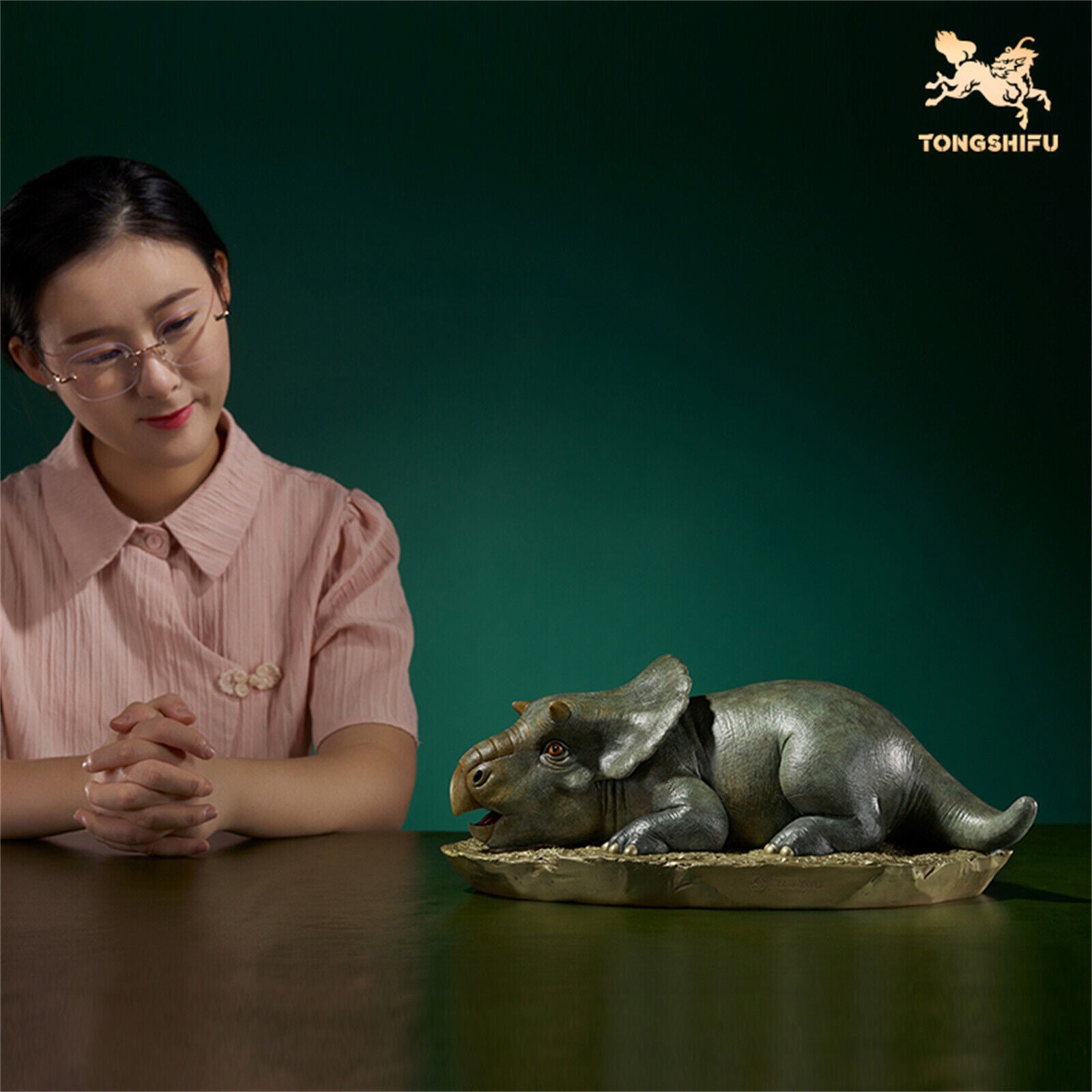 TONGSHIFU 1/5 Nasutoceratops titusi Baby Model