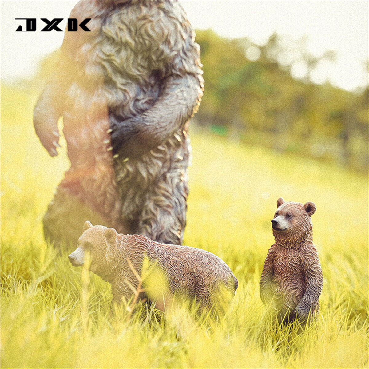 JXK 1/6 Brown Bear Model