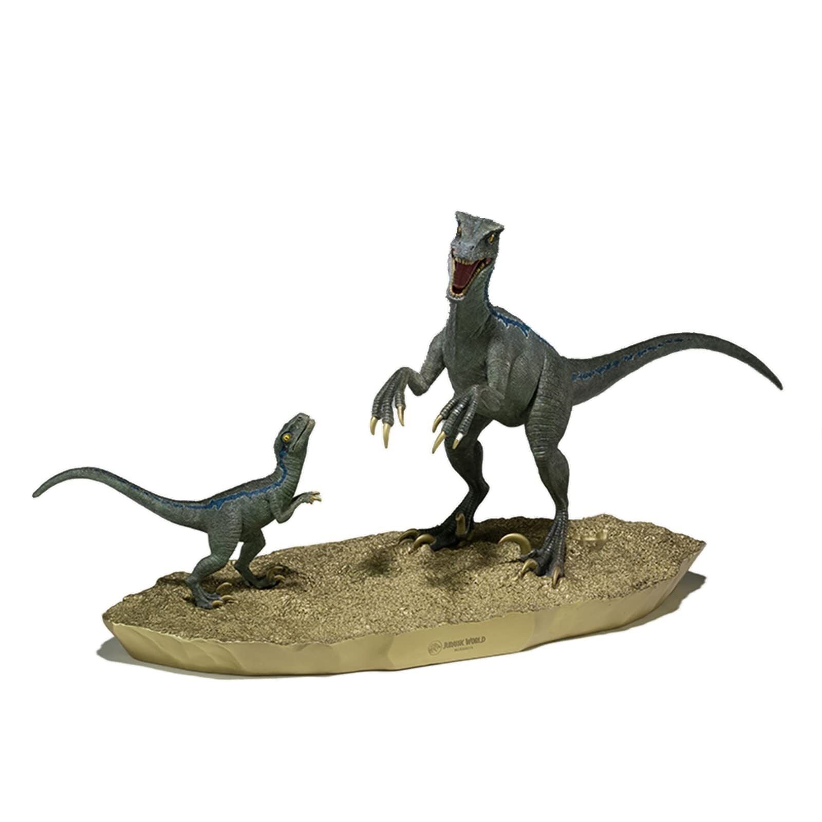 TONGSHIFU 1/8 Velociraptor & Baby Model