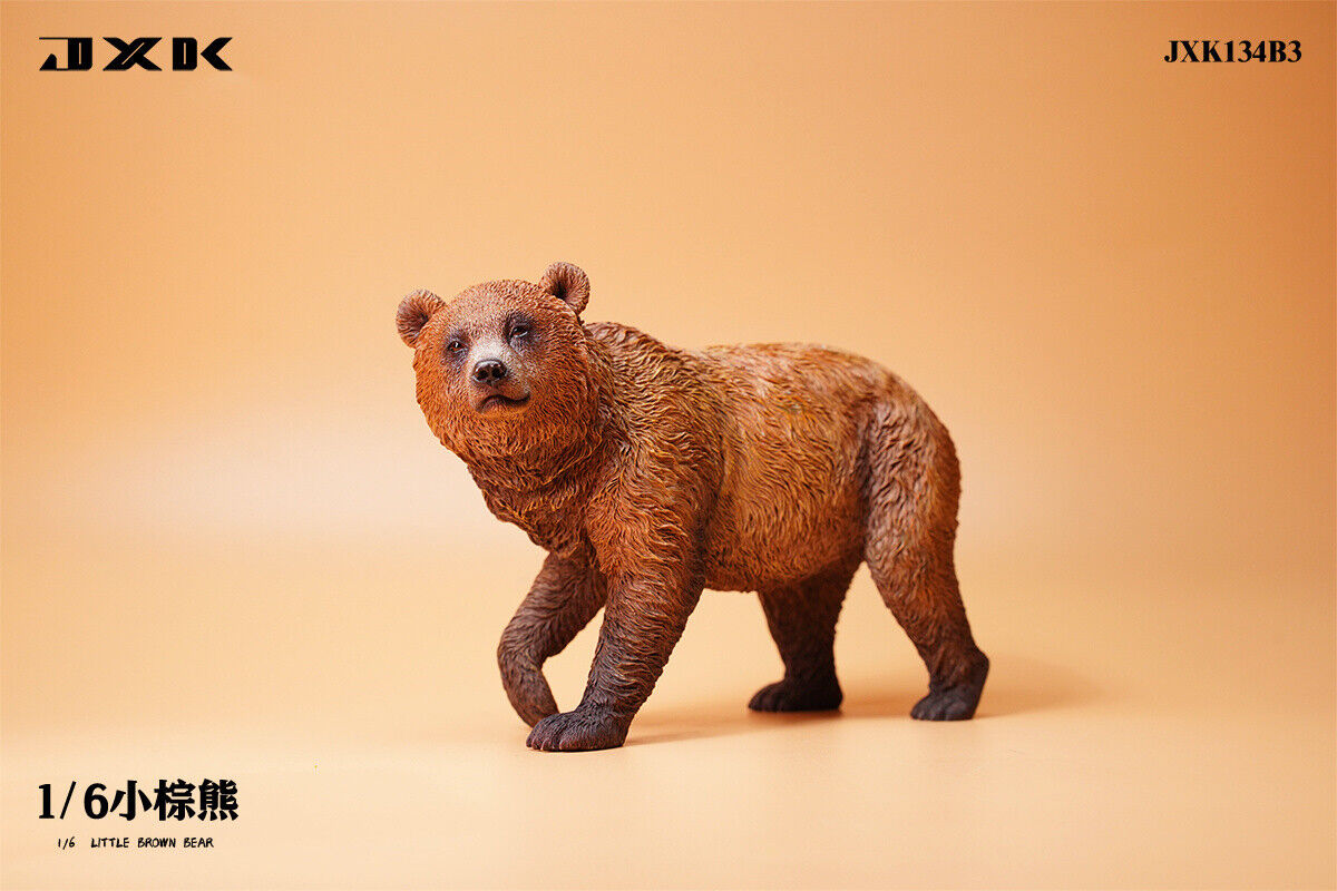 JXK 1/6 Little Brown Bear Model