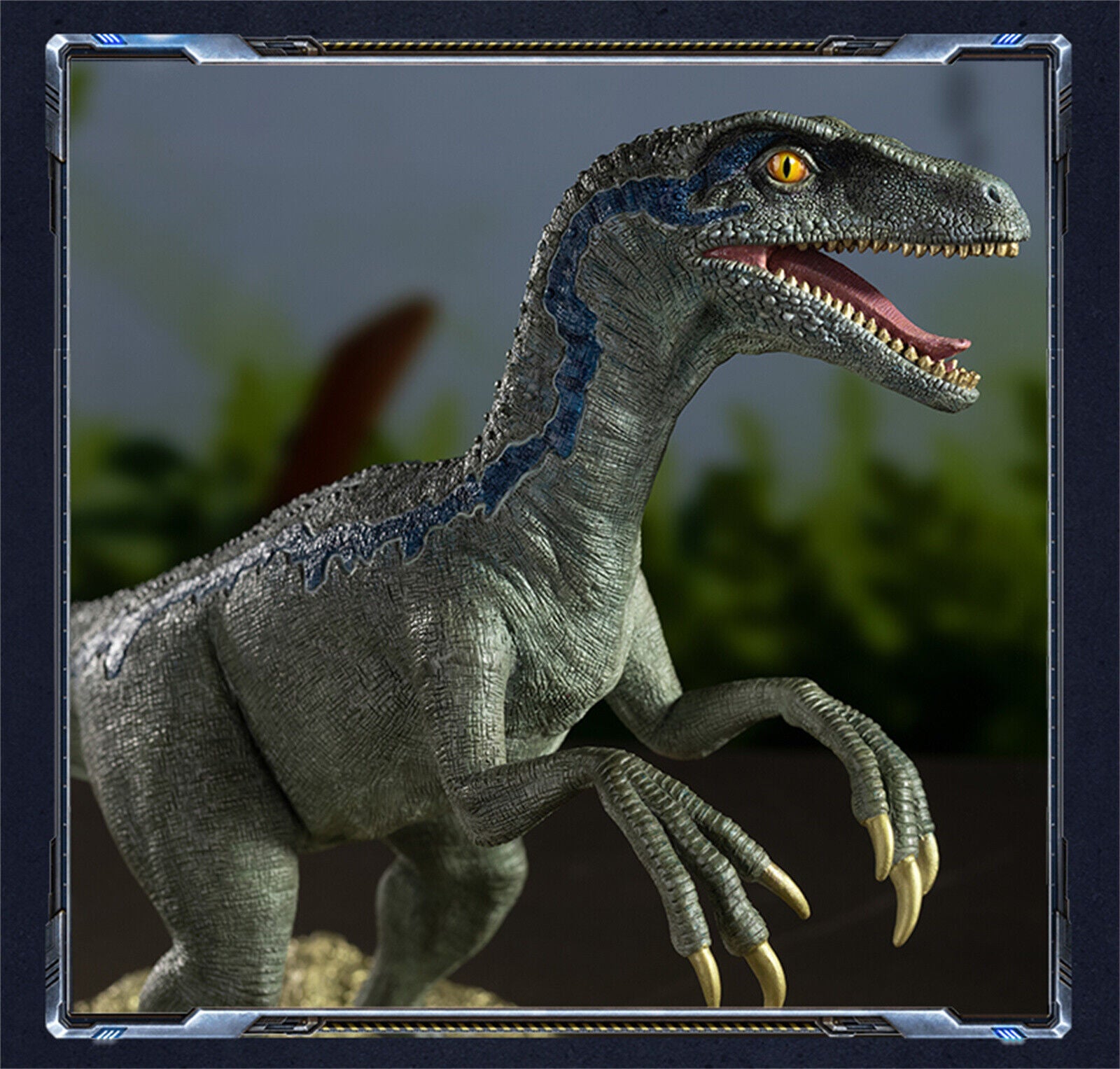 TONGSHIFU 1/8 Velociraptor & Baby Model