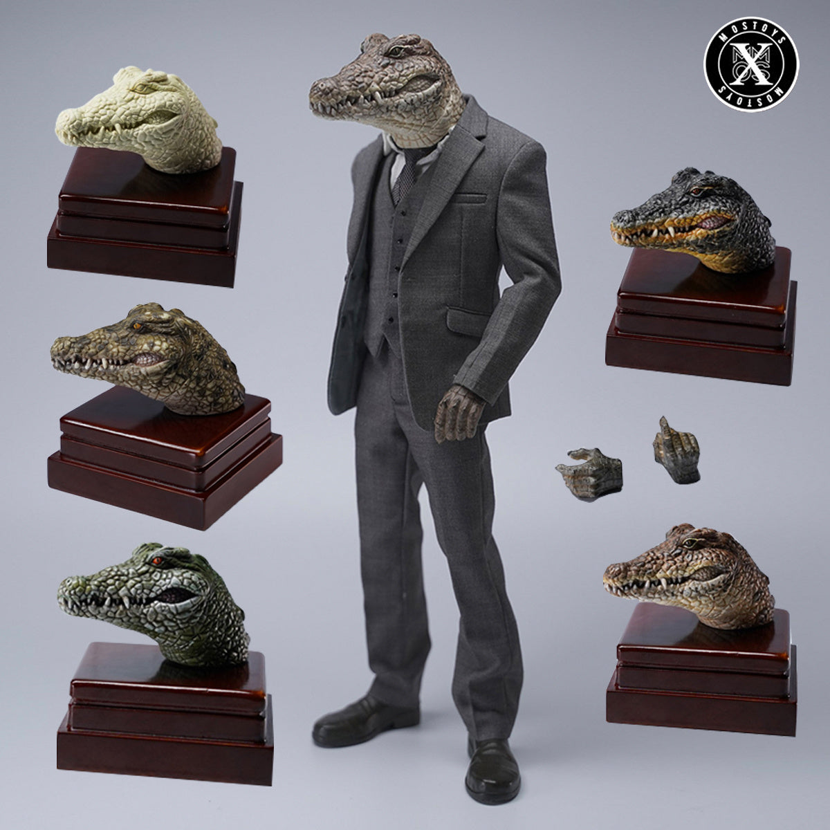 Mostoys 1/6 Crocodile Head Figure
