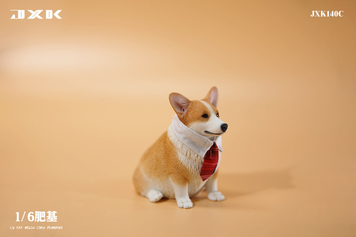 JXK 1/6 Fat Welsh Corgi Pembroke Model