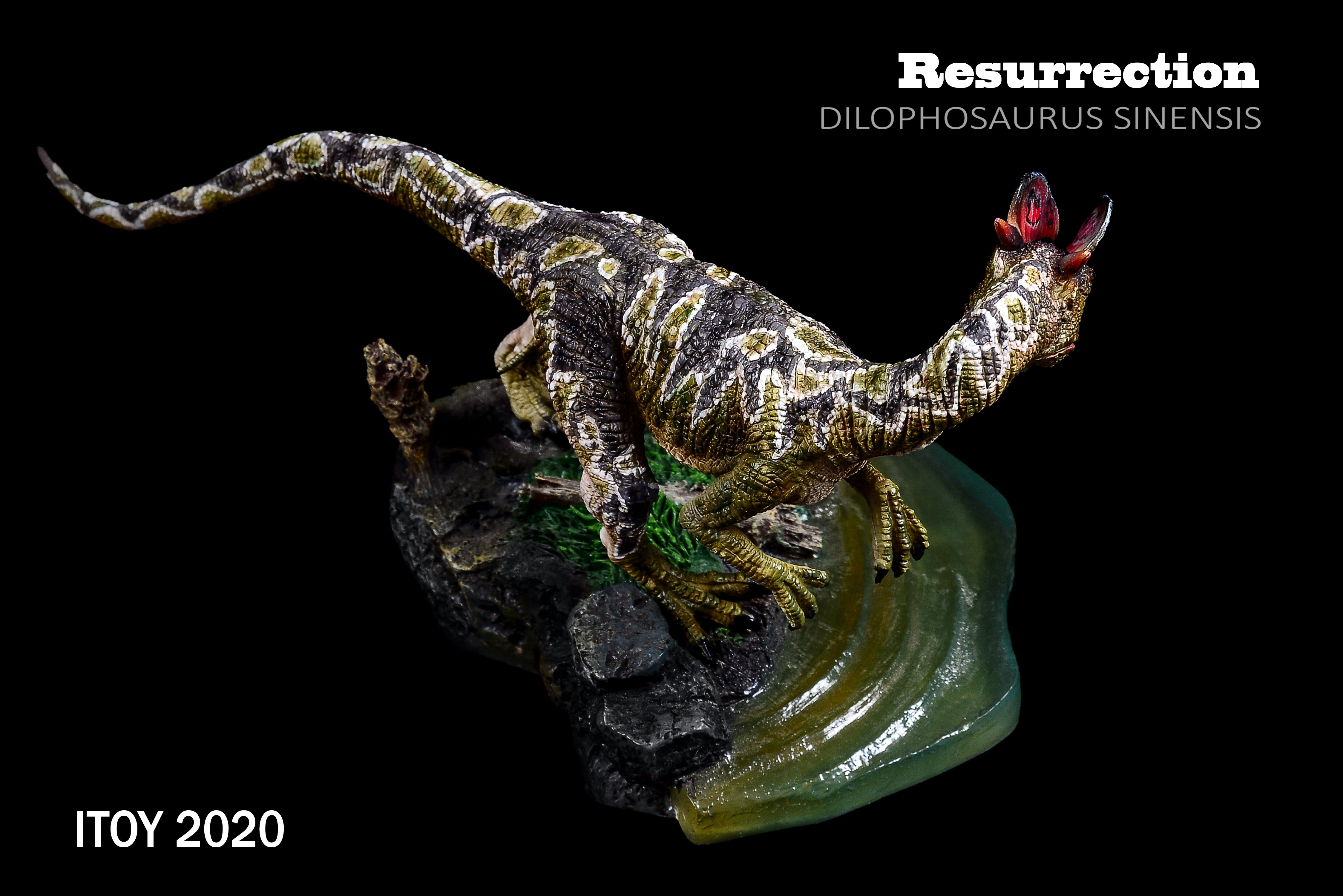 ITOY 2020 Dilophosaurus Statue