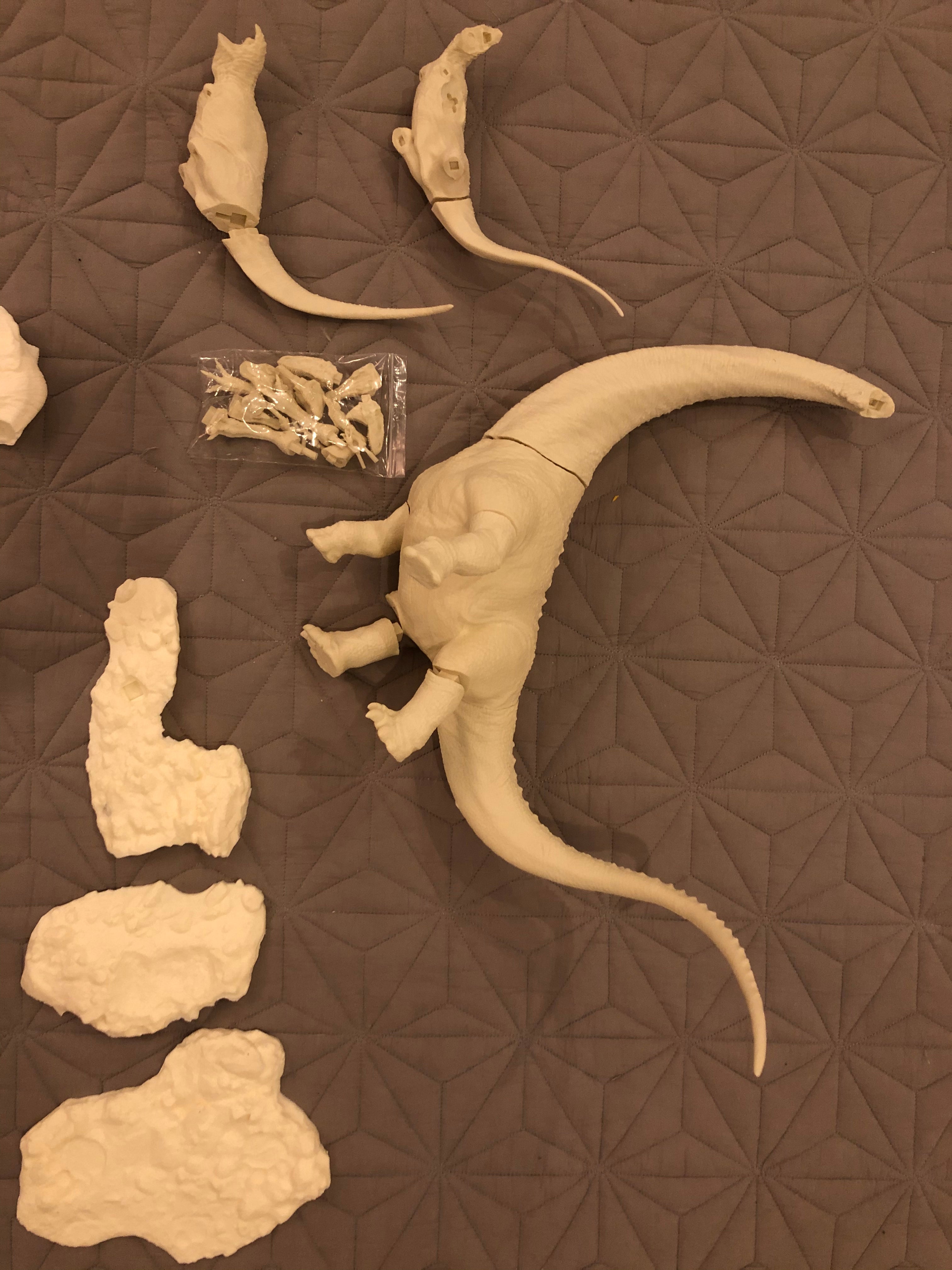 PASSION CHARGER Argentinosaurus huinculensis Fight Mapusaurus roseae Scene Dinosaur GK Statue