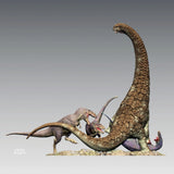 PASSION CHARGER Argentinosaurus huinculensis Fight Mapusaurus roseae Scene Dinosaur GK Statue