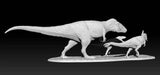 1/20 Carcharodontosaurus Family Scene Statue Unpainted GK