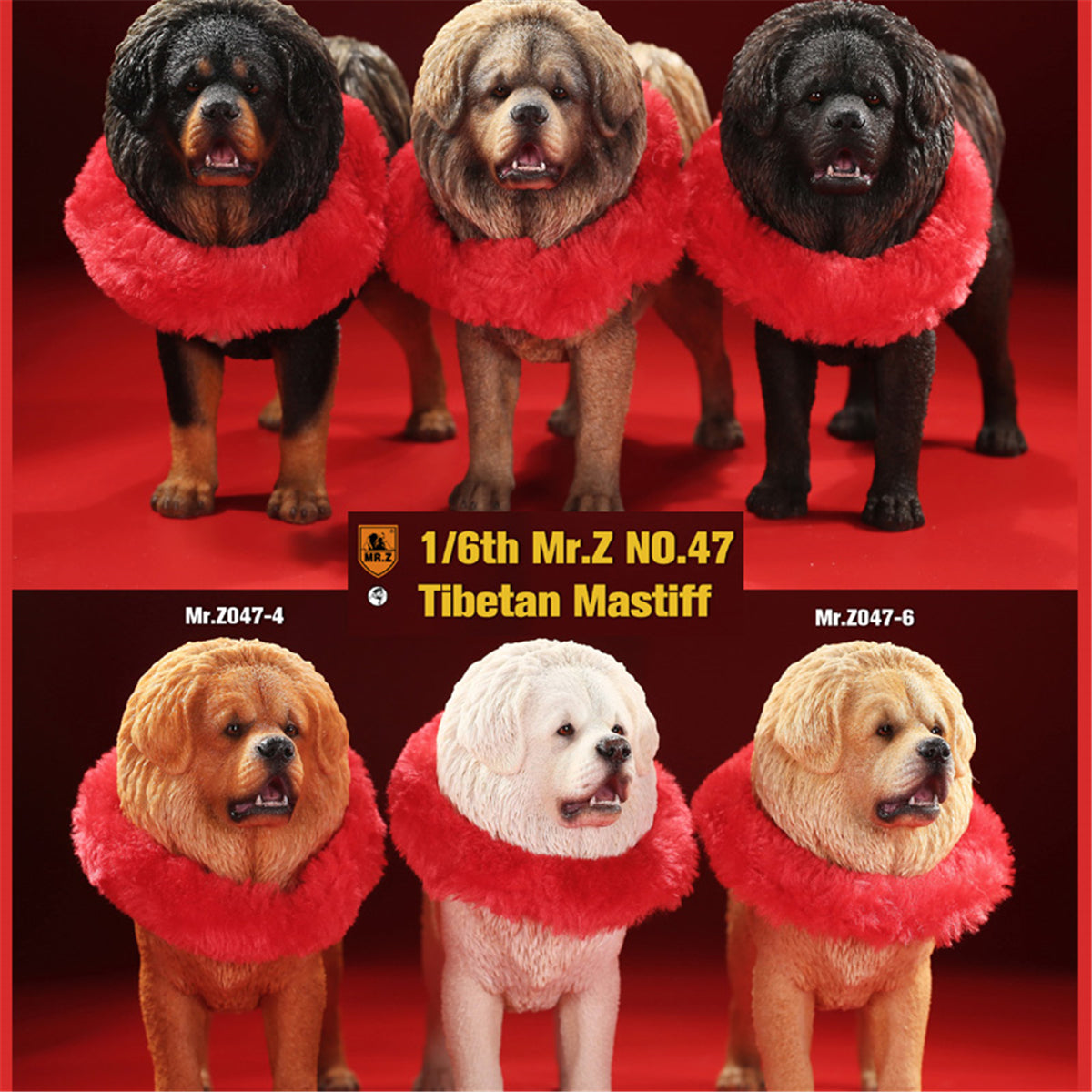 Mr.Z Animal Model 1/6 Tibetan Mastiff Statue