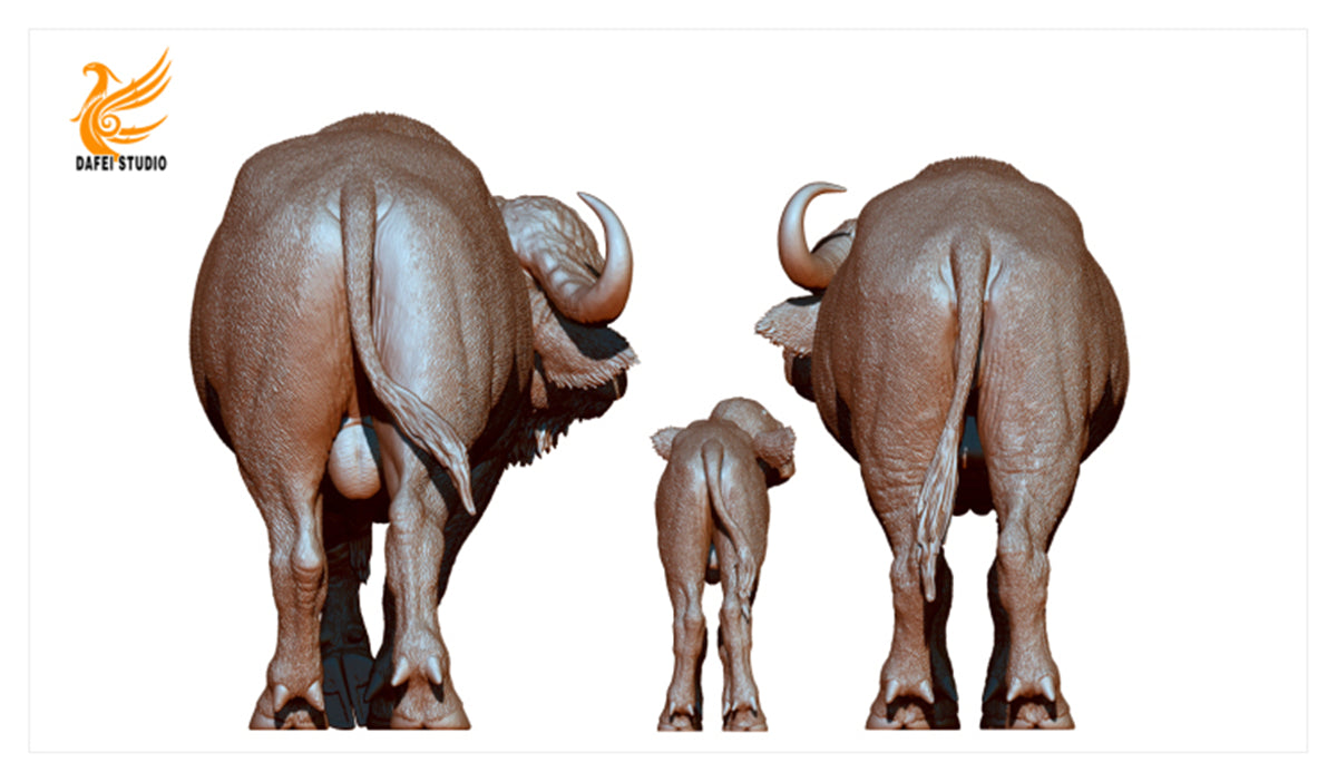 DAFEI African Buffalo Statue