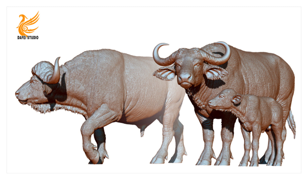 DAFEI African Buffalo Statue