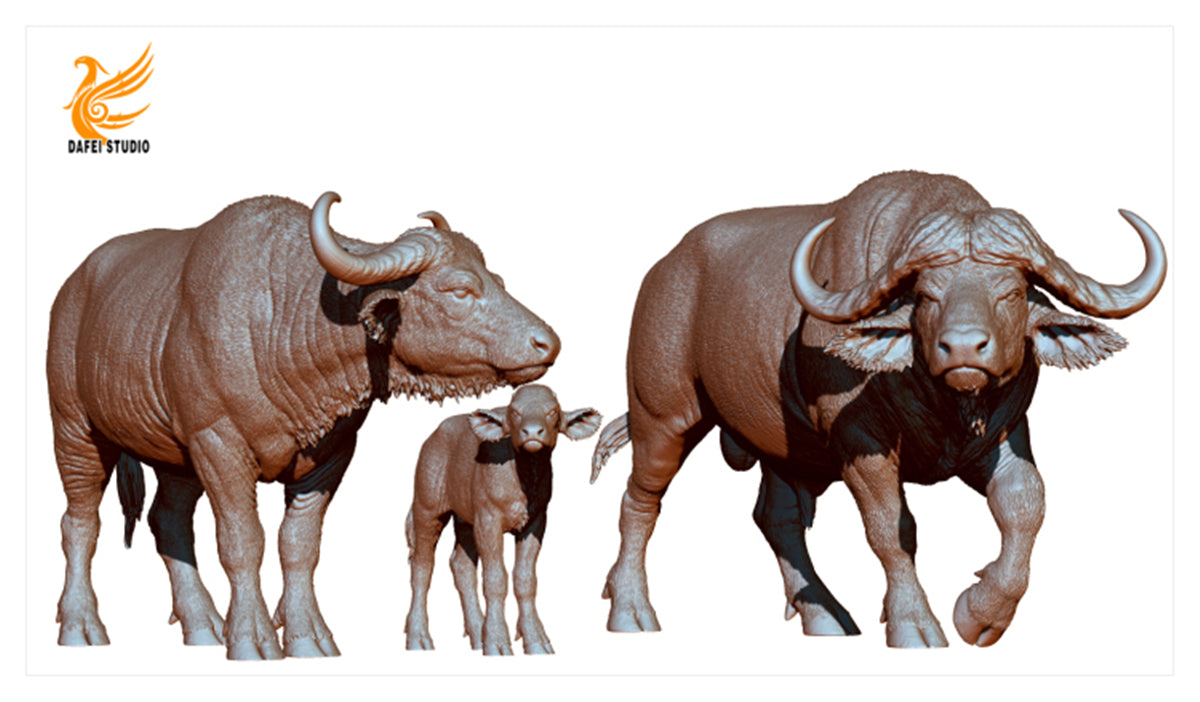 DAFEI African Buffalo Statue