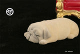 JXK Cute Sleep Pug Figure