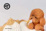 JXK Cute Poodle Dog Pet Figure