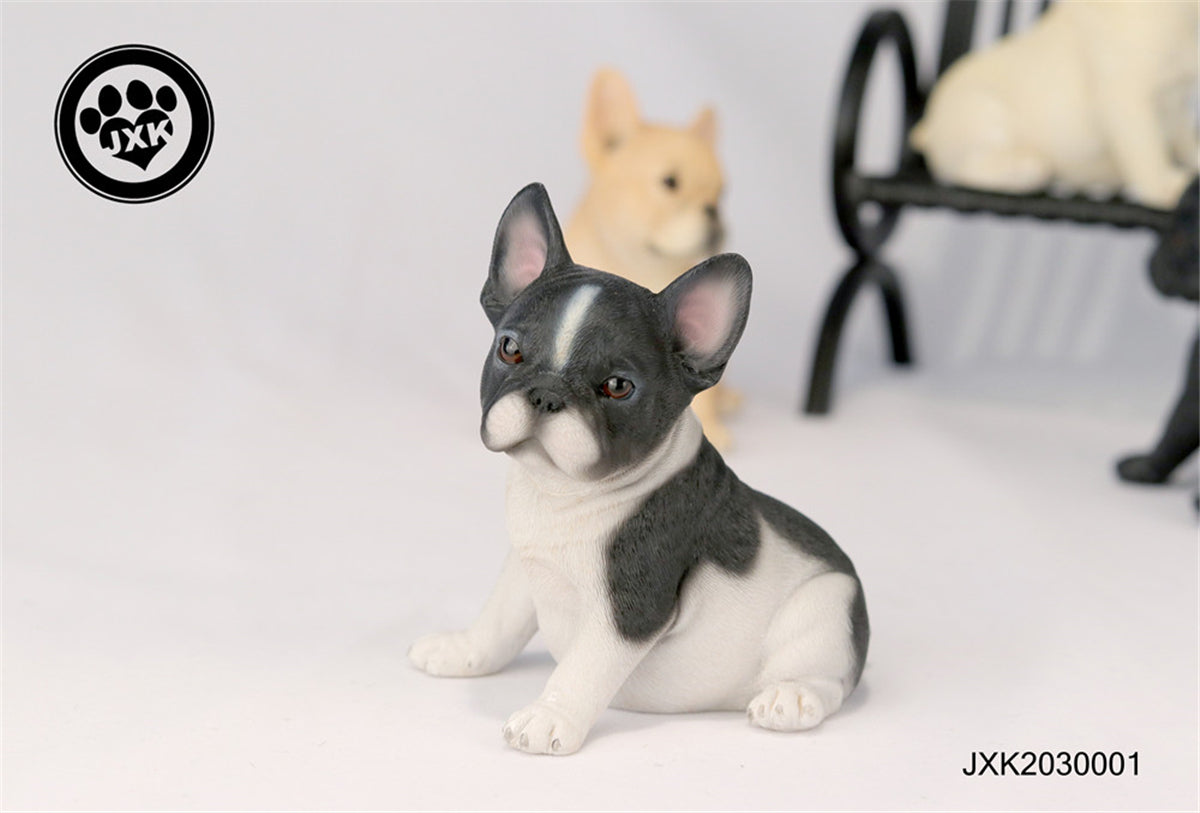JXK Cute French bulldog Dog Pet Figure