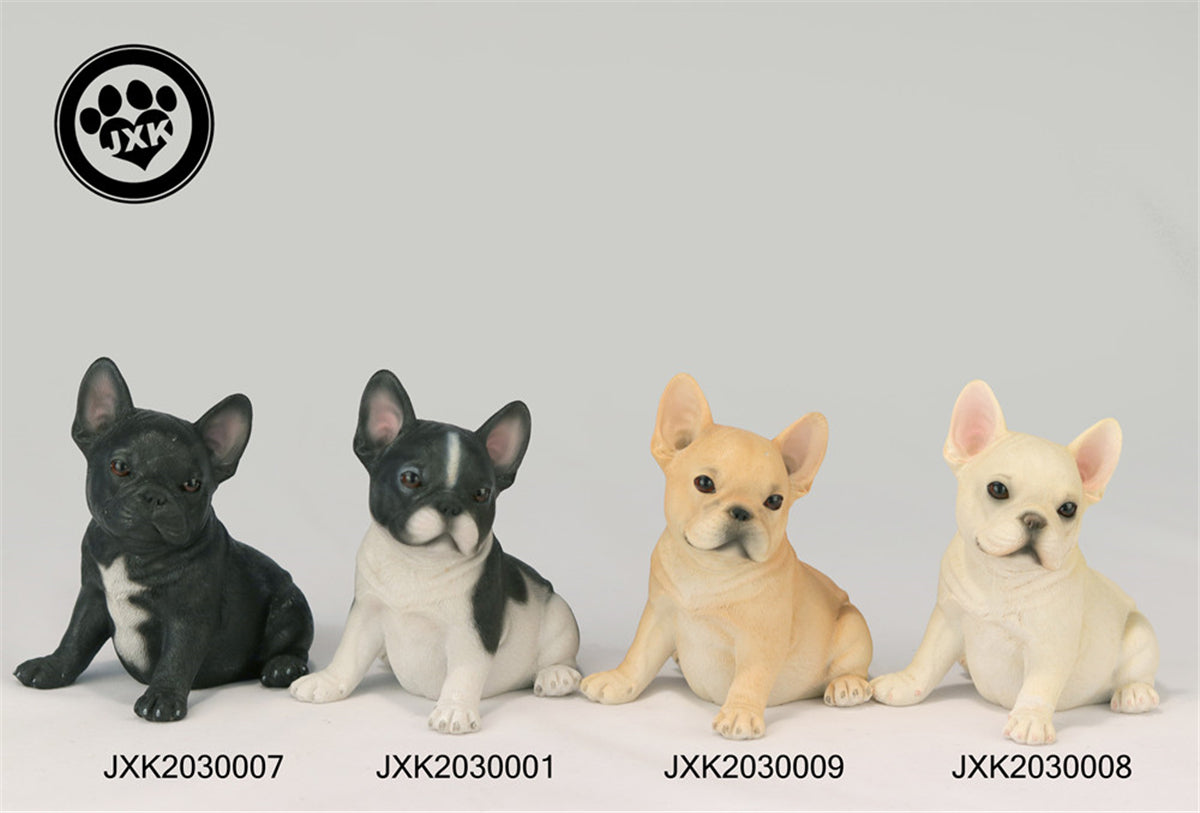 JXK Cute French bulldog Dog Pet Figure