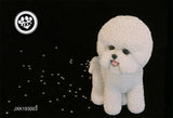 JXK Bichon Frise Schnauzer Shepherd Dog Figure