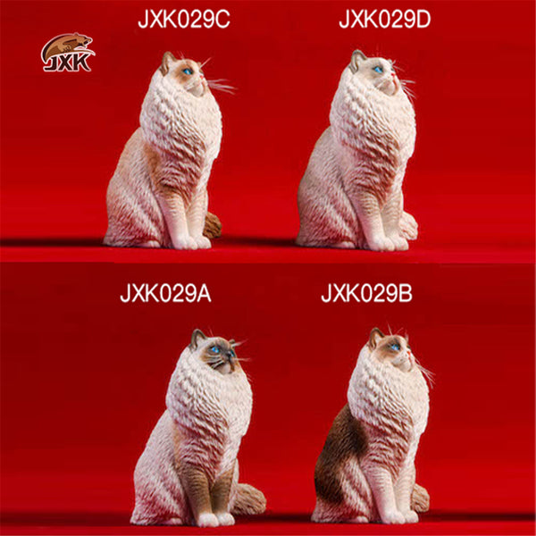 JXK 1/6 Ragdoll Cat Figure