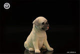 JXK Fluff Pug Dog Figure