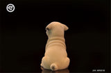 JXK Fluff Pug Dog Figure