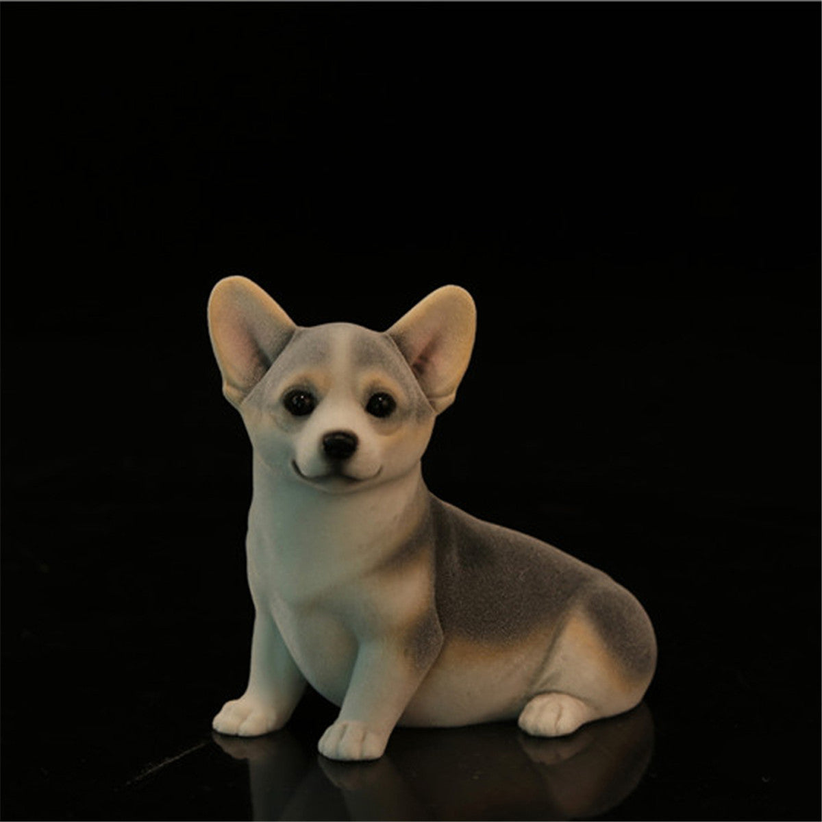 JXK Big Pembroke Welsh Corgi Dog Figure