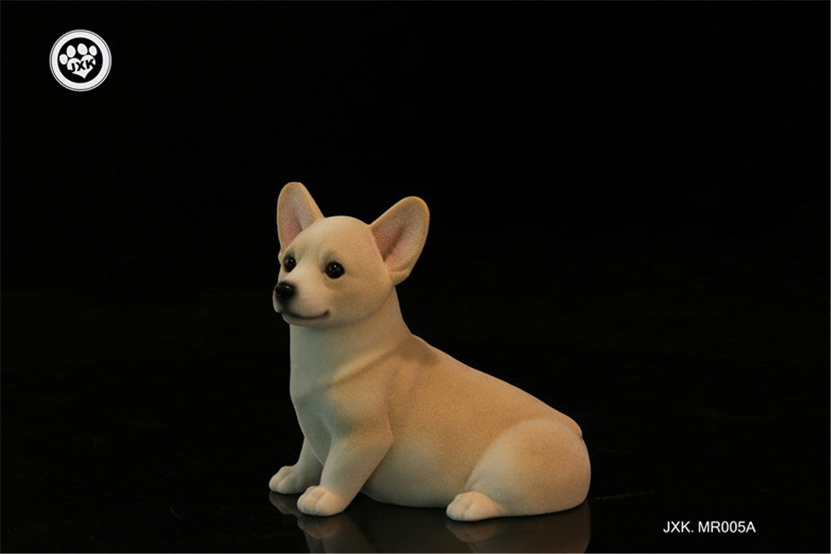JXK Big Pembroke Welsh Corgi Dog Figure