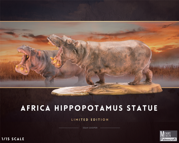 Memory Museum x Paleocraft 1/15 Hippopotamus Statue