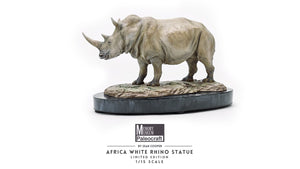 Memory Museum × Paleocraft 1/15 Africa White Rhinos Statue