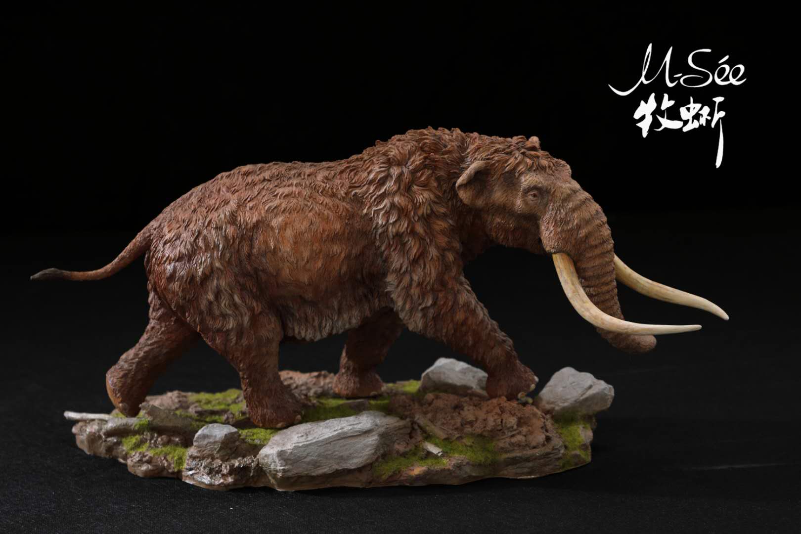 MuSee 1/18 Mammut americanum Mastodon Statue