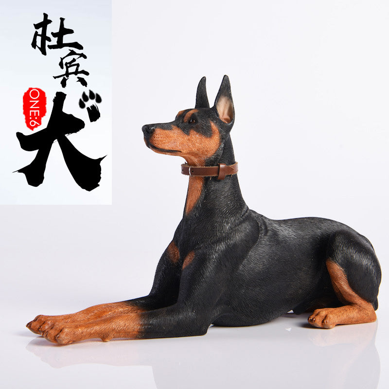 JXK 1/6 Doberman Dog Figure – Lana Time Shop